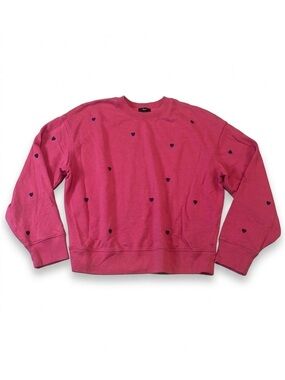 RAILS Ramona Pink Midnight Hearts Crewneck Sweatshirt